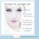 4 steps for younger, smoother, healthier looking skin