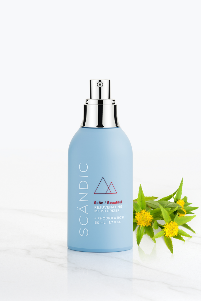 Skön Natural Rejuvenating Anti-Aging Moisturizer | Natural Non-Toxic Beauty Products with Organic Ingredients for Glowing Skin | Clean luxury cosmetics blends Scandinavian roots with cutting edge skincare science | Scandic Skincare